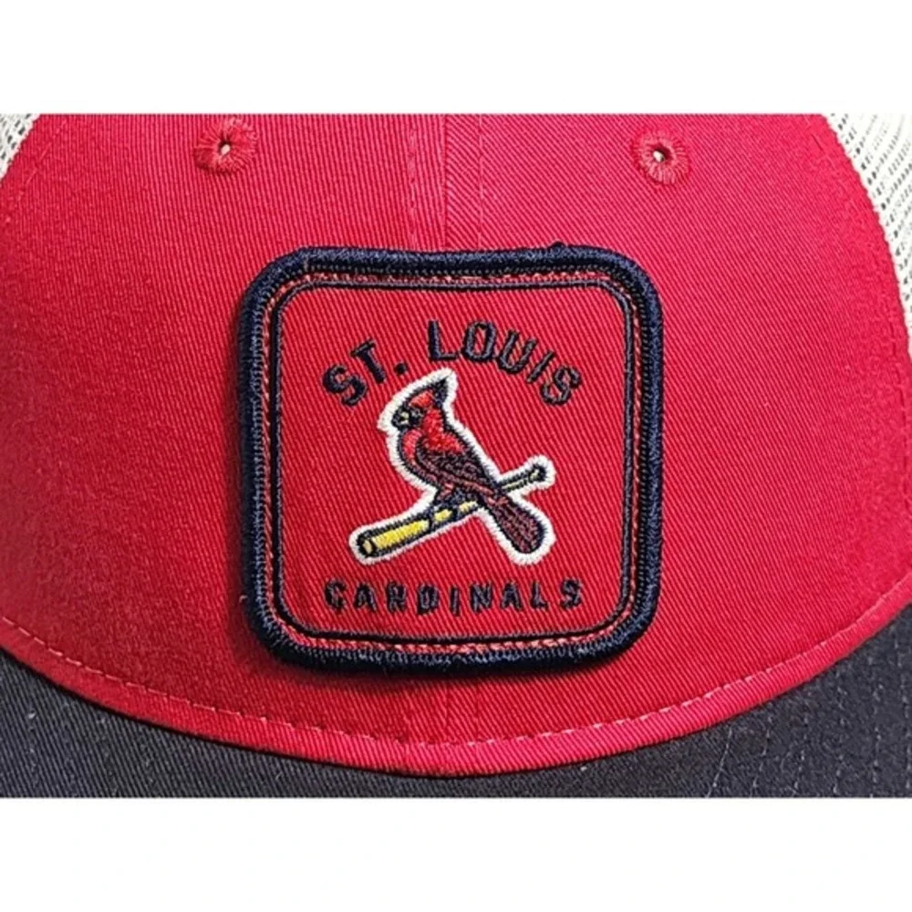 New Era 9FIFTY St Louis Cardinals MLB Patch Low‎ Profile Mesh Snapback Hat NWT